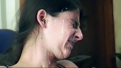 Любительницы спермы засветились в компиляции камшотов на лица